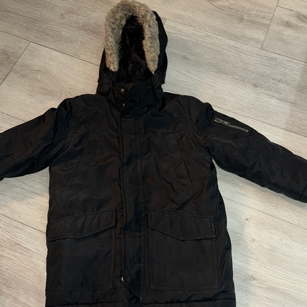 H&M parka black jacket